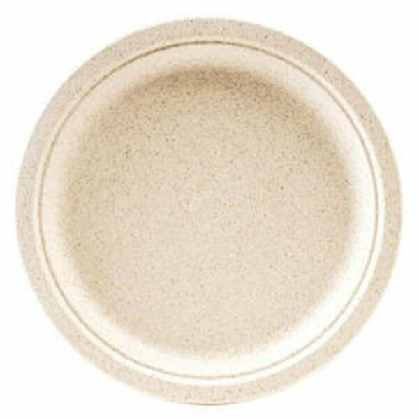 Green Wave International OV-P006 PEC 6 in. Bagasse Ovation Round Plate, Beige, 1000PK OV-P006  (PEC)